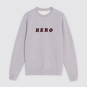 Sandro Hero Flocked Sweatshirt